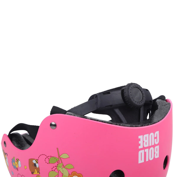 KIDS HELMET - BEE GARDEN PINK