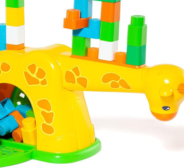 MOLTO ACTIVITY GIRAFFE WITH BUILDING BLOCKS