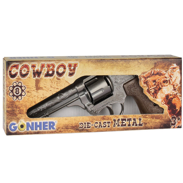 Gonher Cowboy Revolver, 8 Ring Shot Caps