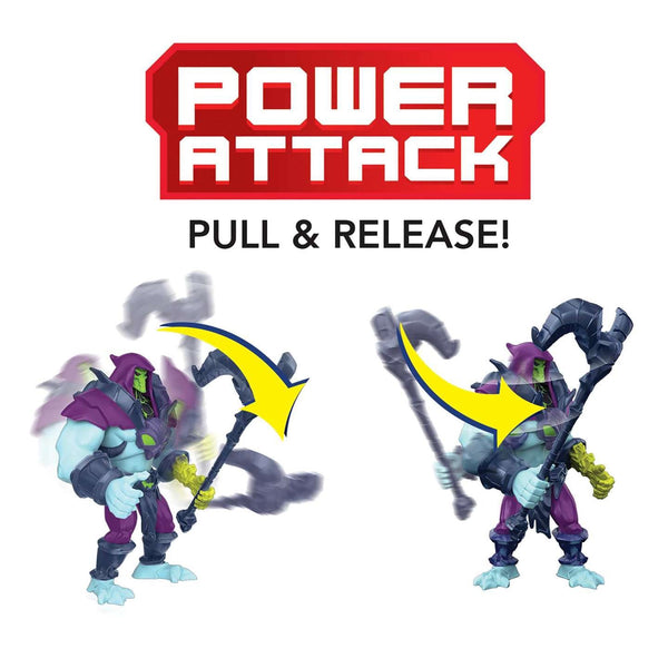 HE-MAN AND THE MASTERS OF THE UNIVERSE POWER ATTACK SKELETOR