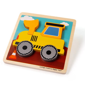 WOODEN CHUNKY DIGGER PUZZLE