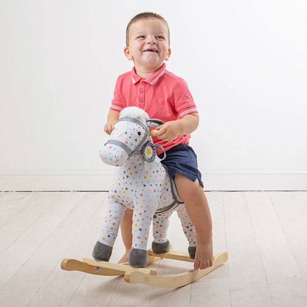 PATTERNED ROCKING HORSE