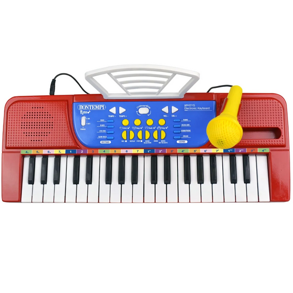 ELECTRONIC KEYBOARD WITH MICROPHONE STOOL