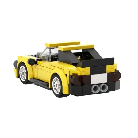 BRIXIES PLUS MINI RACER YELLOW