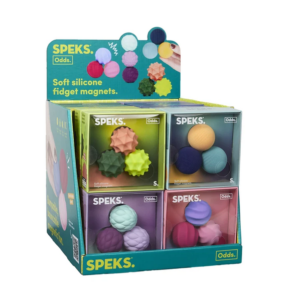 SPEKS ODDS SILICONE FIDGET MAGNETS VIVID