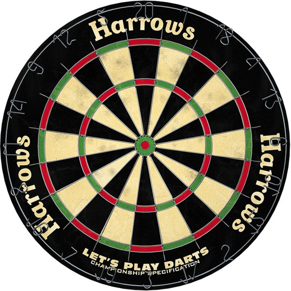 LETS PLAY DARTS BRISTLE BOARD GAME