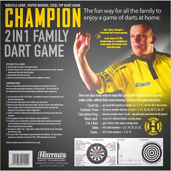 Harrows Chizzy Champion Family Dart Game