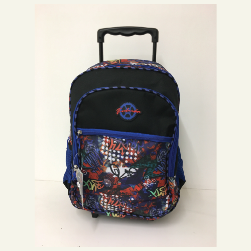 BOYS TROLLEY BAG - BLACK