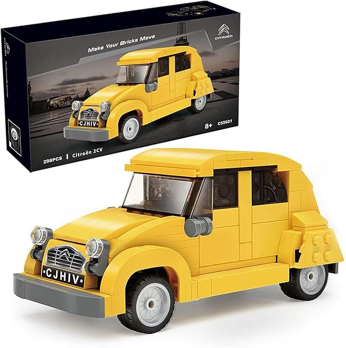 1:24CITROEN 2CV RETRO CAR 298 PIECES