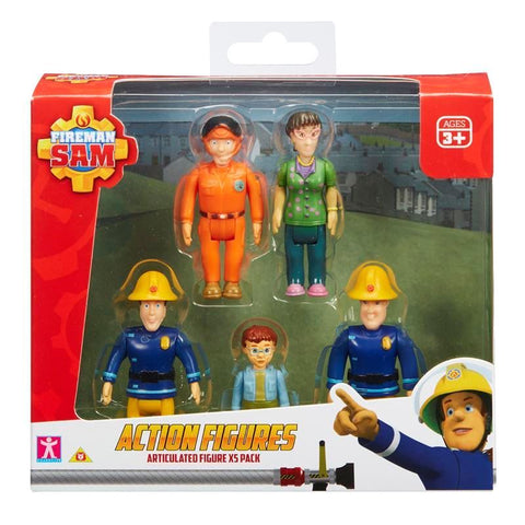 FIREMAN SAM 5 FIGURE PK