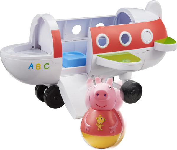 PEPPA PIG WEEBLES PUSH-ALONG WOBBILY PLANE