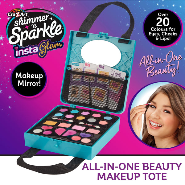 SHIMMER N SPARKLE INSTAGLAM MAKEUP TOTE