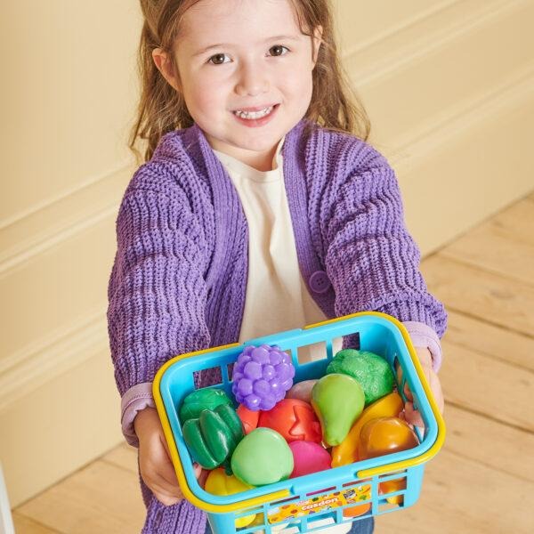 CASDON TOY FRUIT & VEG BASKET