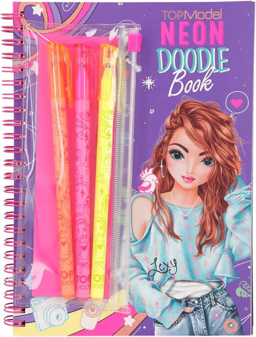 TOP MODEL NEON DOOBLE COLORING BOOK SET