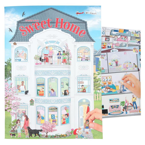 TOP MODEL CREAT YOUR SWEET HOME STICKER BOOK