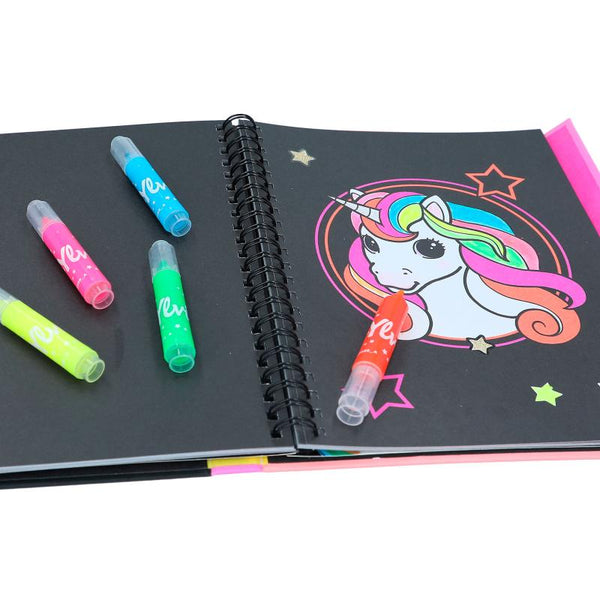 YLVI NEON COLOURING BOOK SET