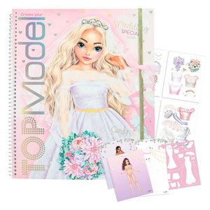 TOPMODEL CREATE YOUR WEDDING SPECIAL COLOURING BOOK