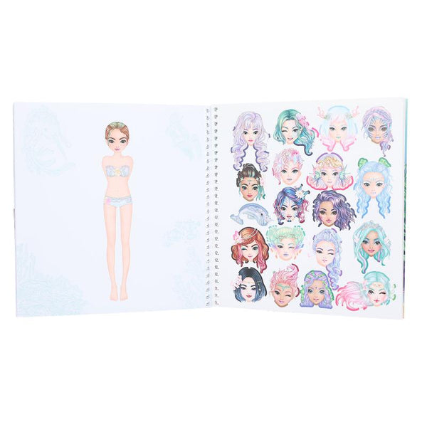 TOPMODEL DRESS ME UP STICKERBOOK - MERMAID