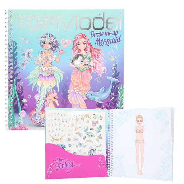 TOPMODEL DRESS ME UP STICKERBOOK - MERMAID