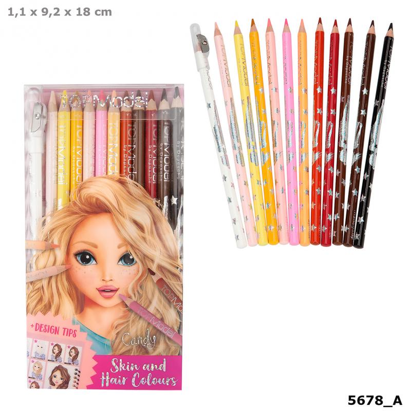 TOP MODEL COLOURING PENCILS