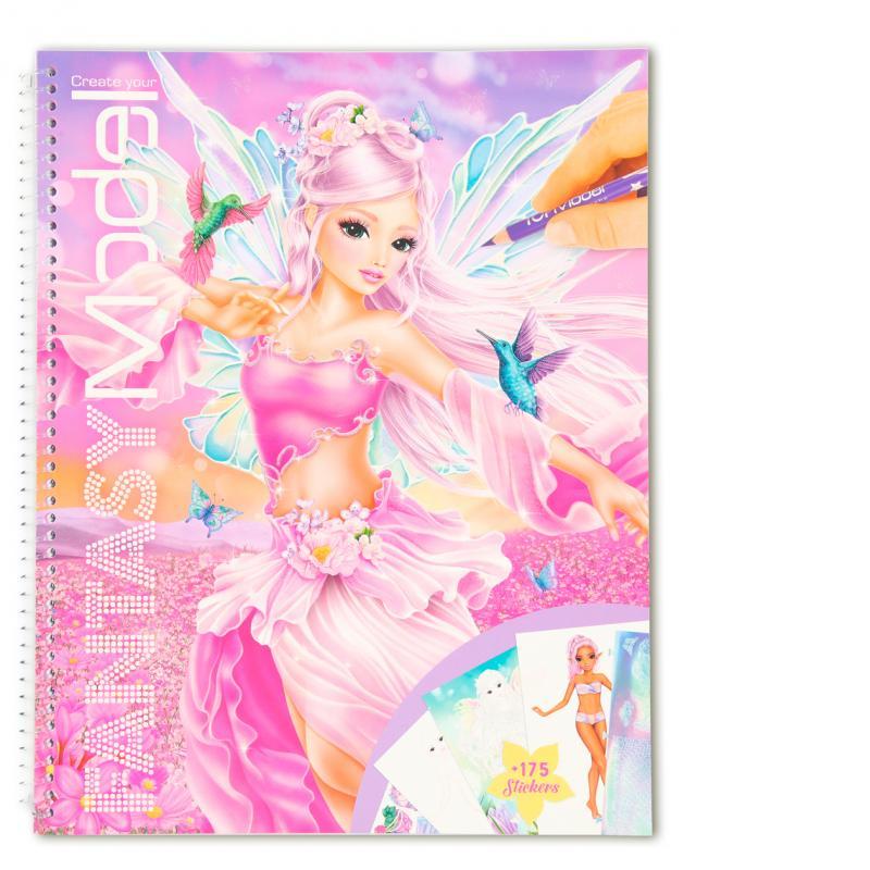 Create Your Fantasy Model Colouring Book