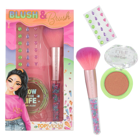 TOP MODEL BLUSH & BRUSH SET BEAUTY & ME