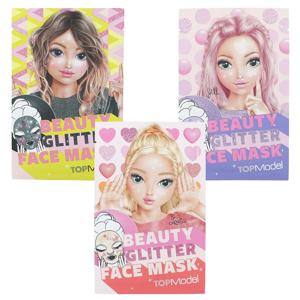 TOP MODEL FACE MASK GLITTER BEAUTY AND ME