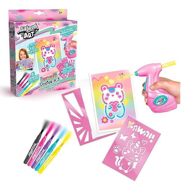 AIRBRUSH ART KAWAII POSTER KIT