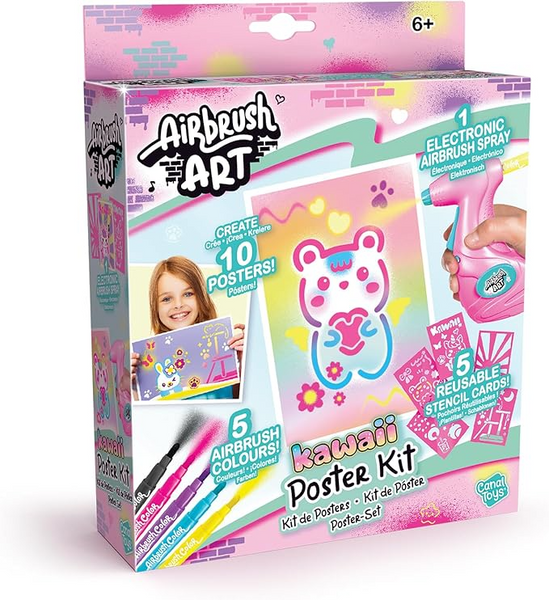 AIRBRUSH ART KAWAII POSTER KIT
