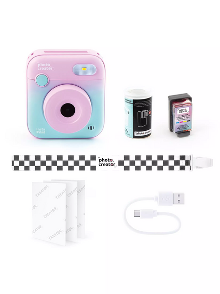 PHOTO CREATOR LILAC COLOUR CAMERA INSTAN