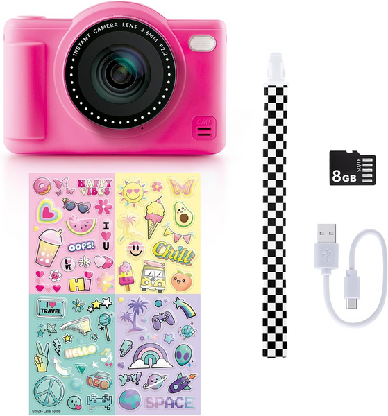 PHOTO CREATOR POP COLOUR PINK CAMERA