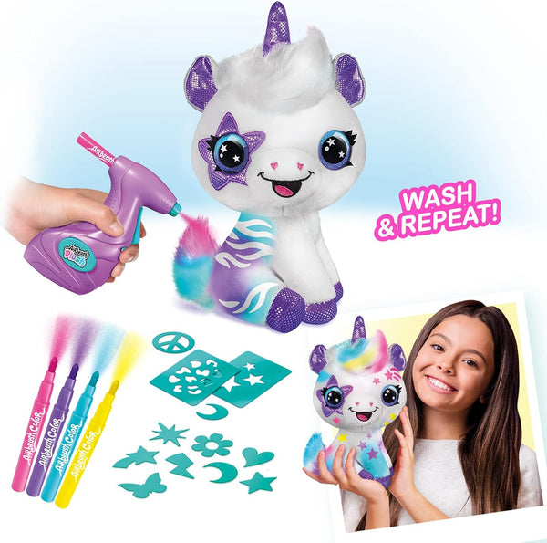 AIRBRUSH PLUSH MAGIC UNICORN