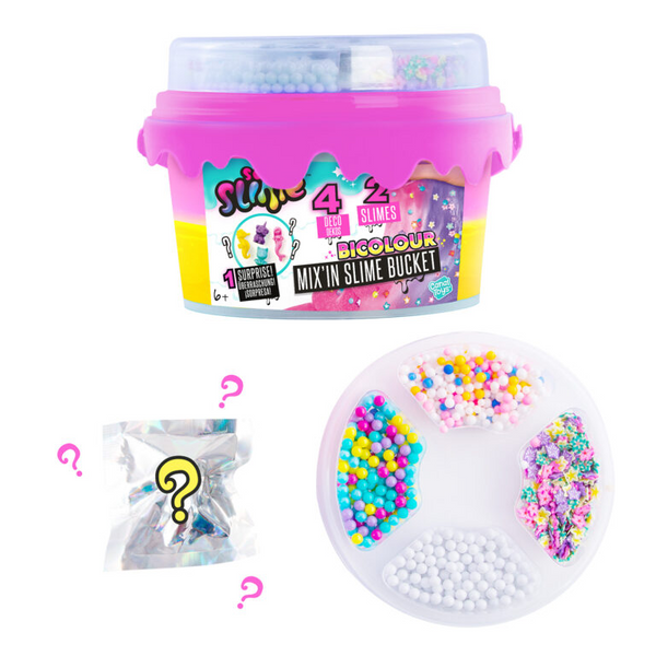 SO SLIME MIX IN BUCKET