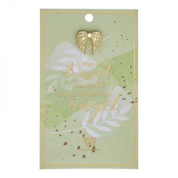 WINGS OF AN ANGEL PIN CARD