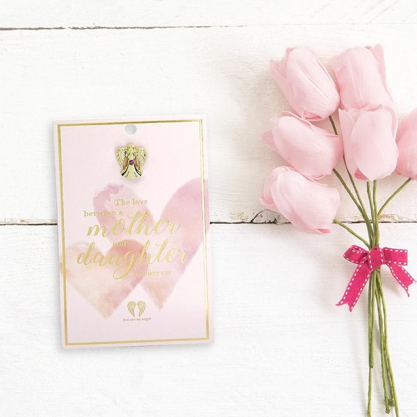 MOTHER & DAUGHTER PIN CARD