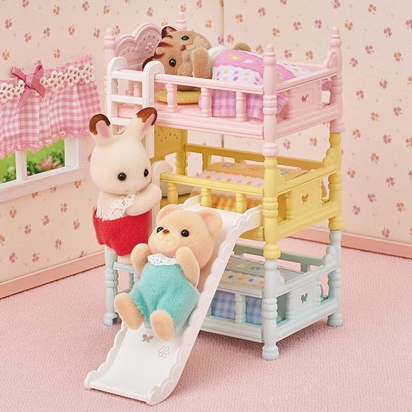 SYLVANIAN FAMILIES TRIPLE BUNK BEDS