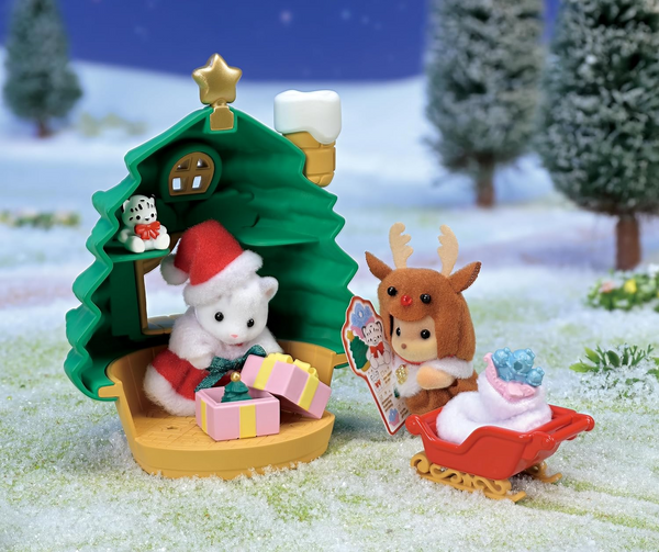 BABY SANTA'S XMAS TREE - SYLVANIAN FAM