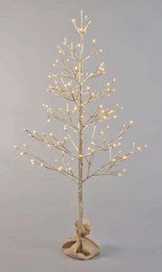 180cm Champagne Twig Tree with Warm LED