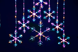 Snowflake Curtain Light - Aurora