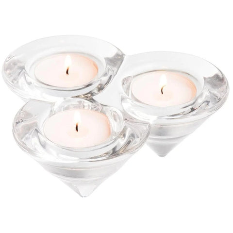 TRIO VOTIVE WITH LED TEALIGHTS