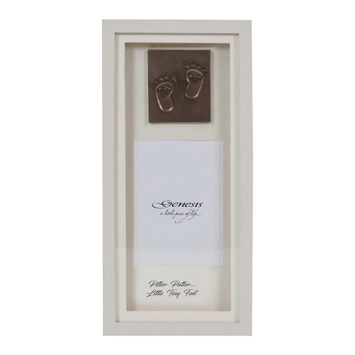 GENESIS PITTER PATTER OF TINY FEET 5 X 7"  PHOTO FRAME