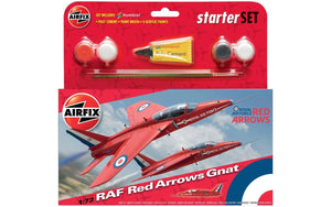 AIRFIX SMALL STARTER SET RAF RED ARROWS GNAT