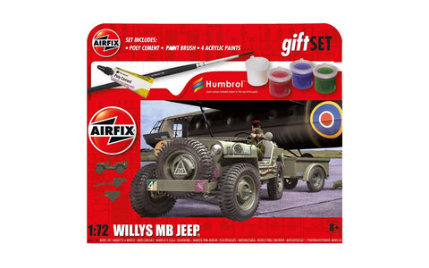 AIRFIX HANGING GIFT SET WILLYS MB JEEP