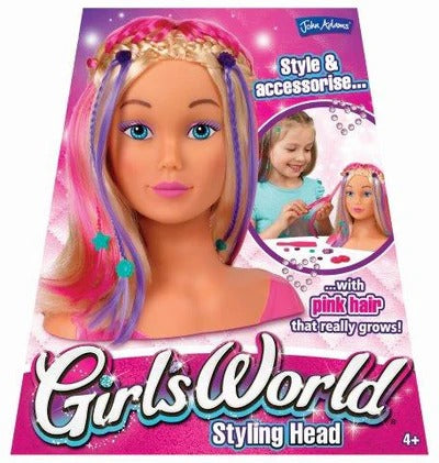 GIRLS WORLD STYLING HEAD