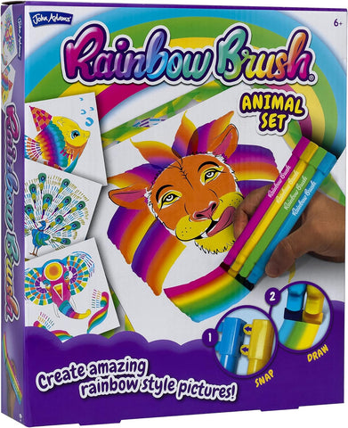 RAINBOW BRUSH ANIMALS SET