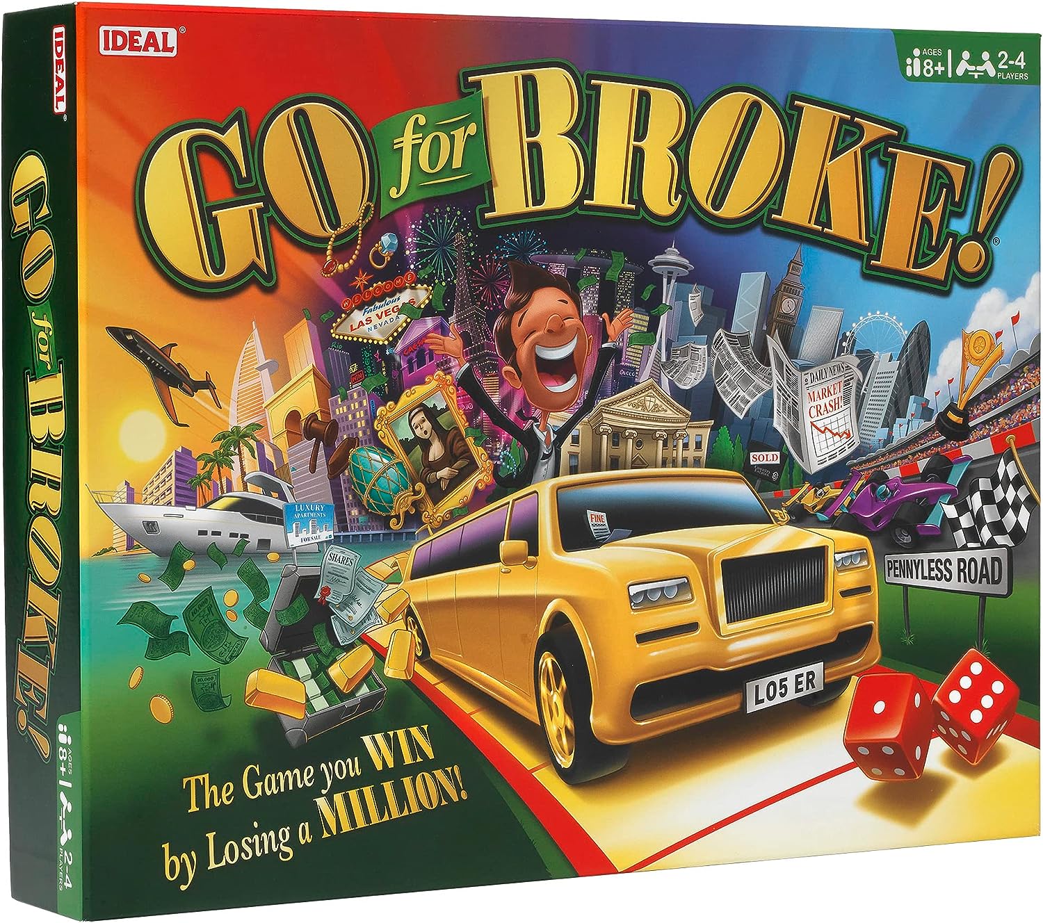 GO FOR BROKE BOARD GAME