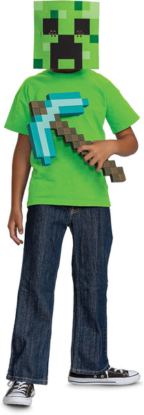 Disguise Costume - Minecraft Pickaxe & Mask