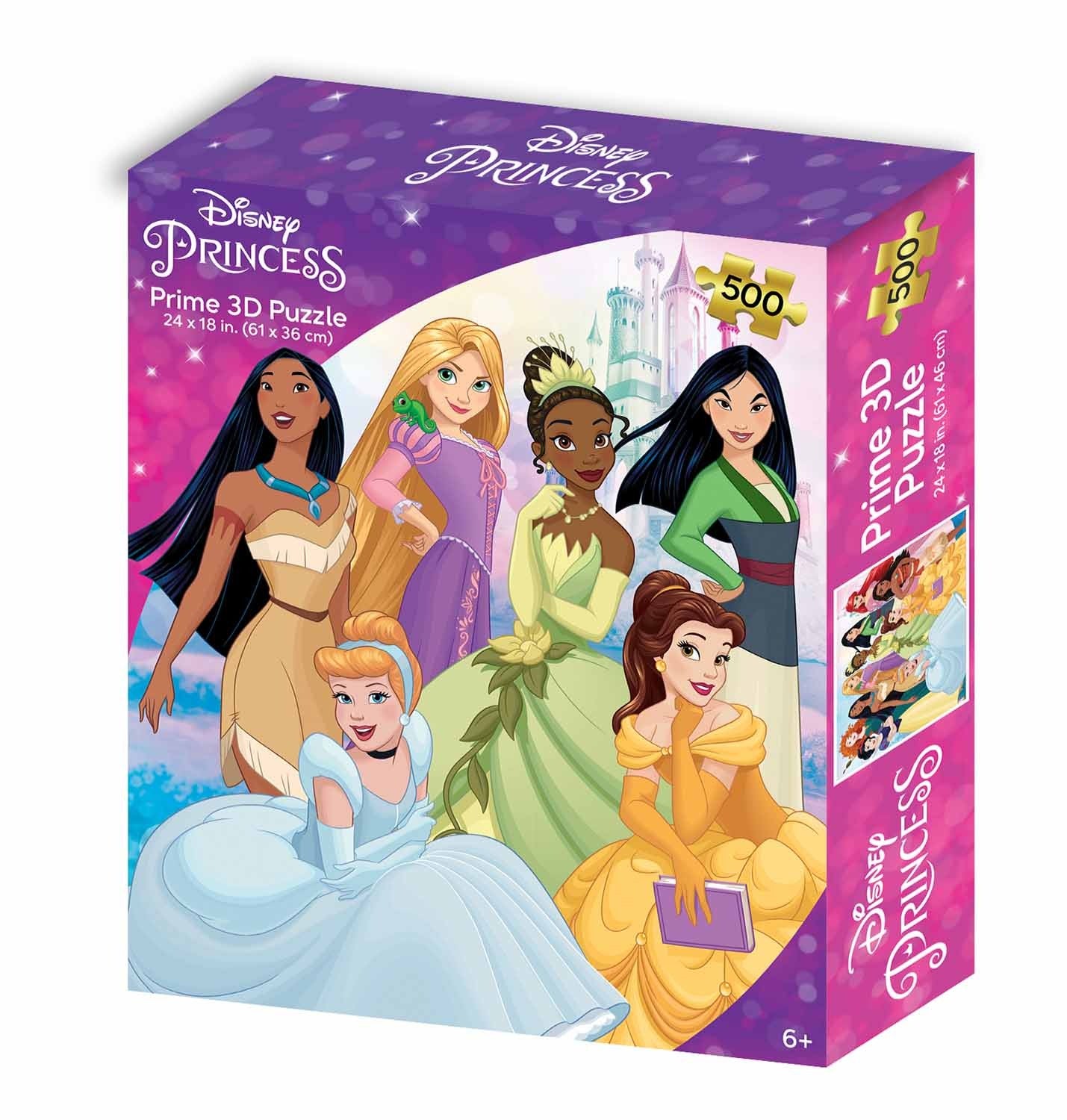 DISNEY PRINCESS 3D 500 PIECE PUZZLE