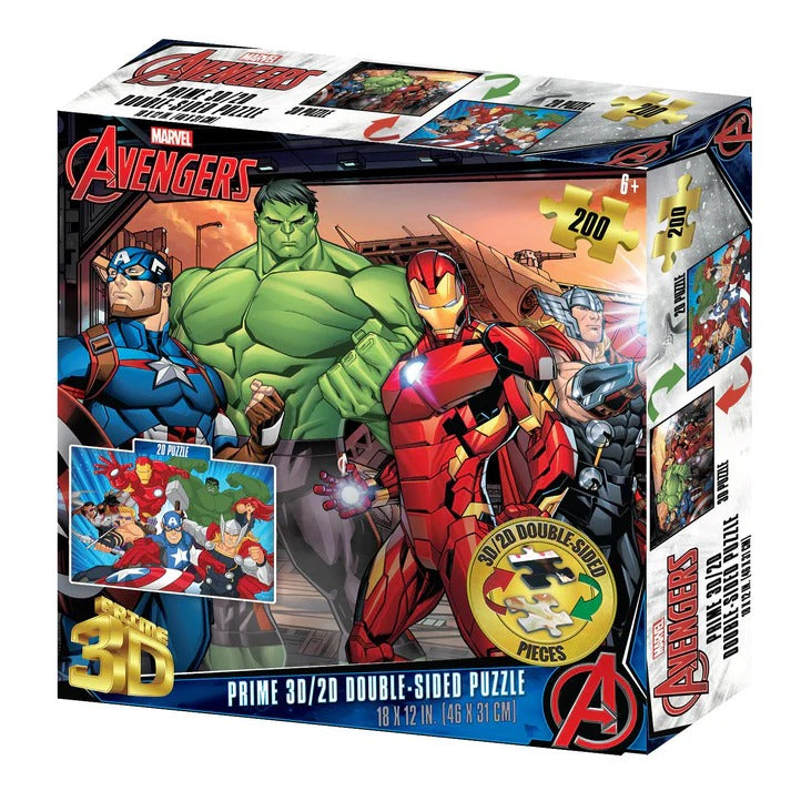 MARVEL AVENGERS DOUBLE SIDED PUZZLE