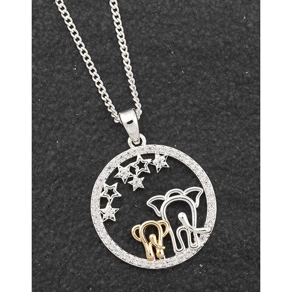 Little Ellie Stargazing Necklace (Two Tone)